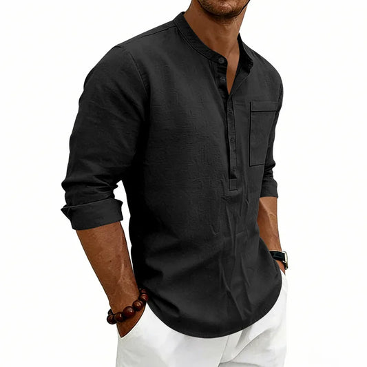 Casual Linen Men's Shirt