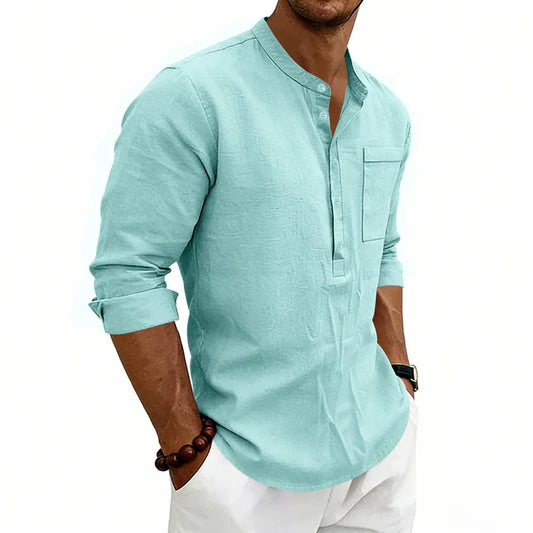 Casual Linen Men's Shirt
