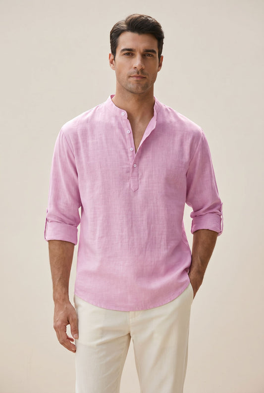 Fiorenzo Cotton Shirt - Pink