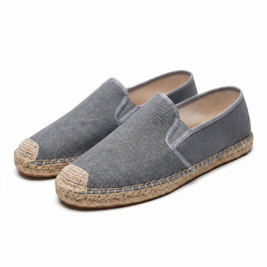 Elegant Summer Espadrilles - Dark Grey (clean)