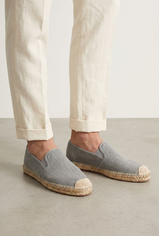Elegant Summer Espadrilles - Grey (life)