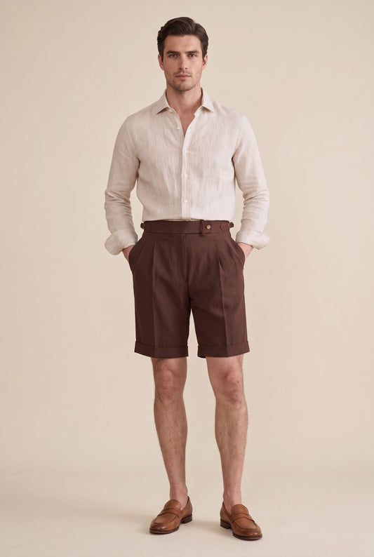 Chic Shorts - Brown