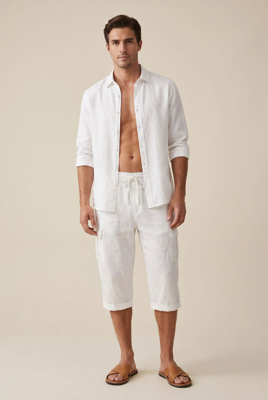 Long Shorts - White