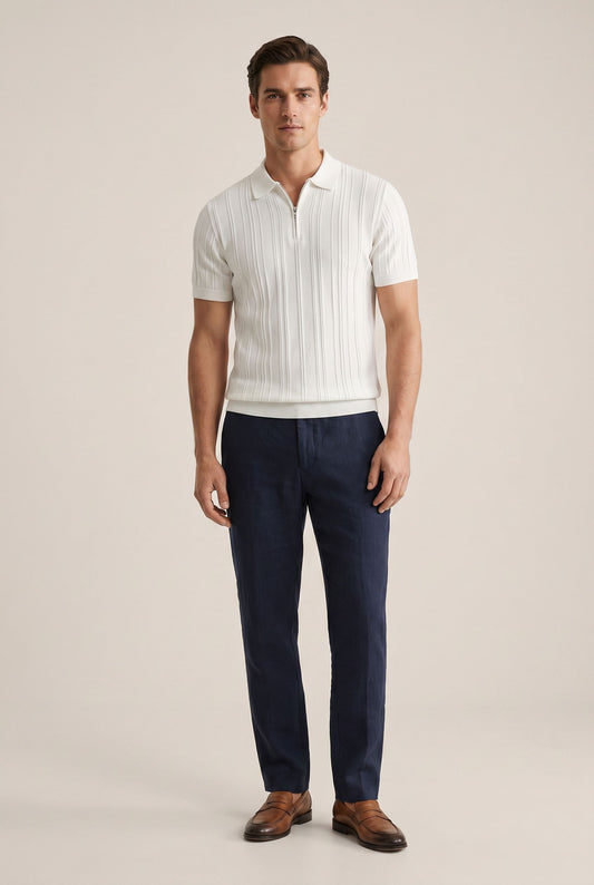 Old Money Polo - White