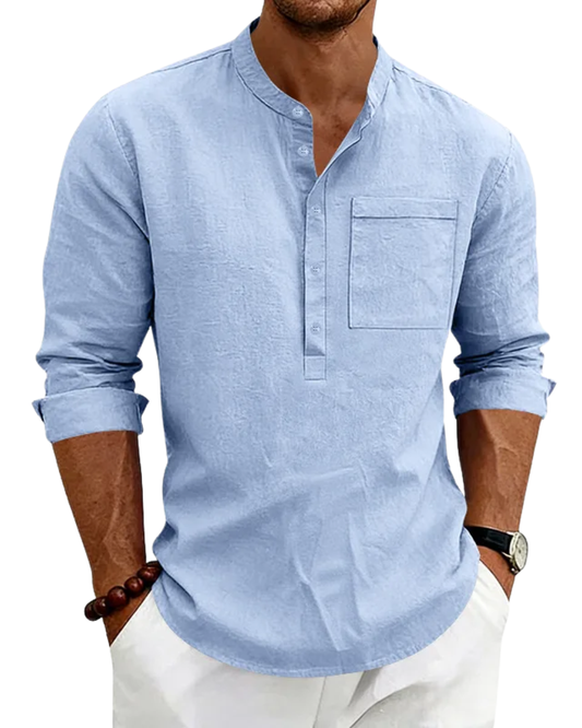 Casual Linen Men's Shirt