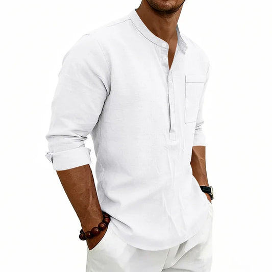 Casual Linen Men's Shirt