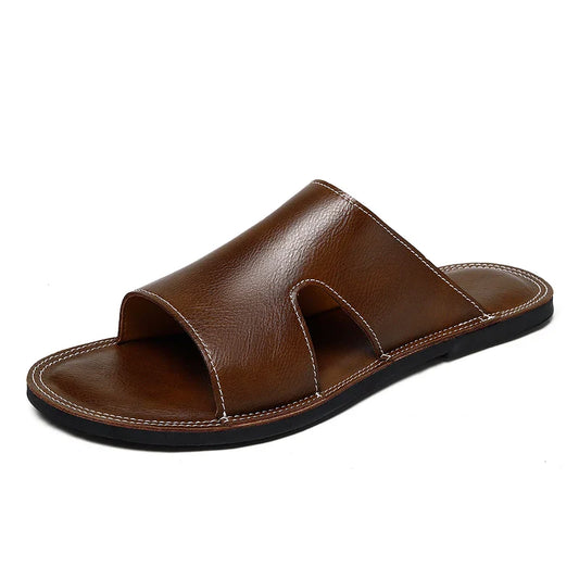 Casual Leather Slippers
