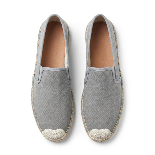 Elegant Summer Espadrilles - Grey (clean)