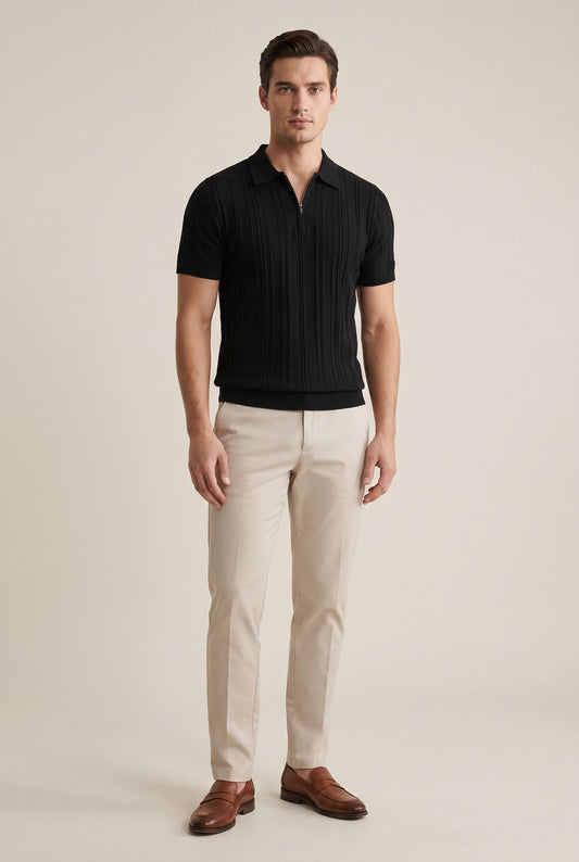 Old Money Polo - Black