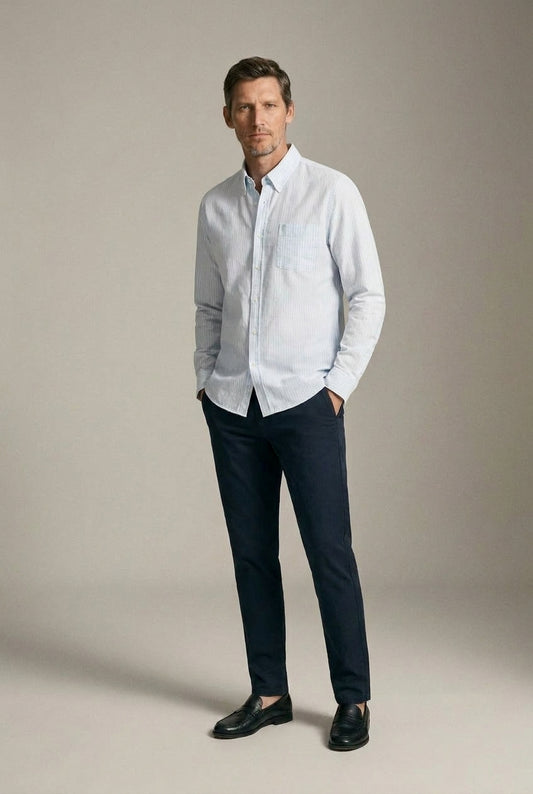 Elegant Linen Summer Shirt